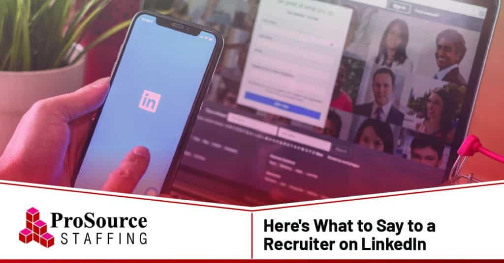 recruiter on LinkedIn